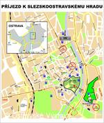 Dopravní přístupnost, Slezskoostravský hrad, Ostrava